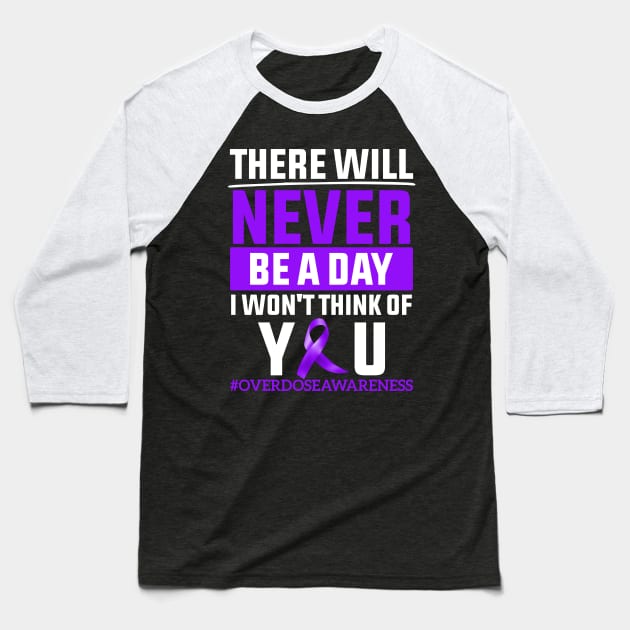 There will never be a day I Won't think of you Baseball T-Shirt by Azz4art